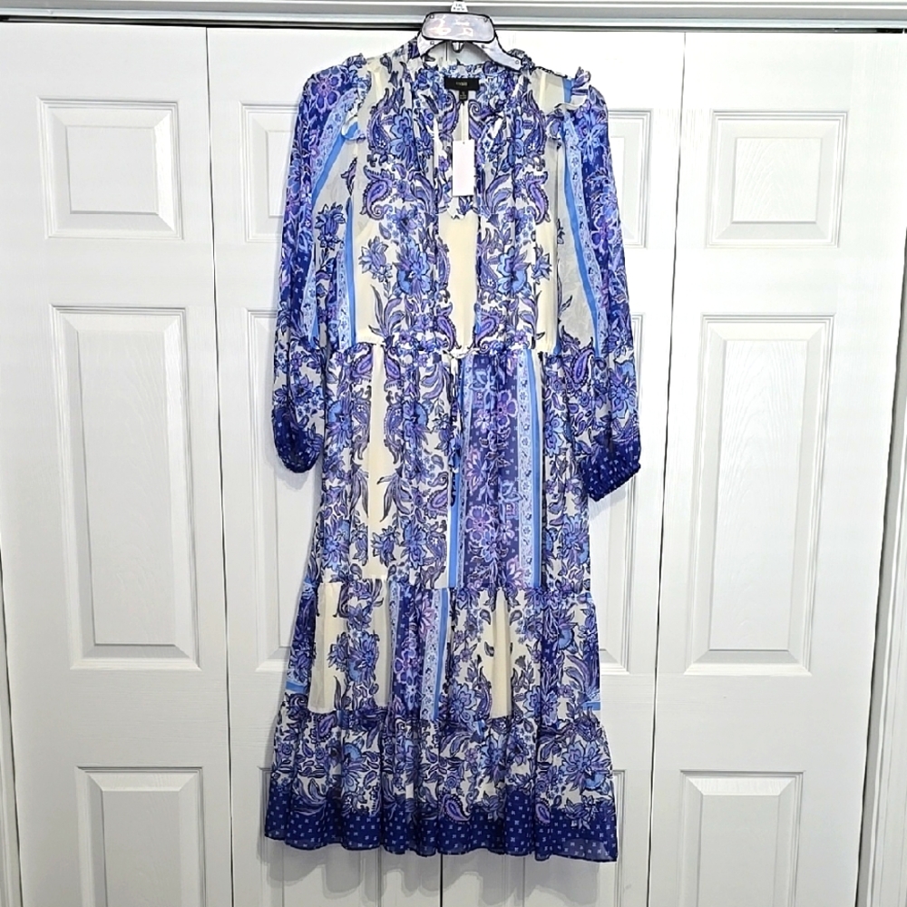 🆕️ Maia Blue & White Floral Dress